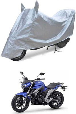Blossom Trendz Two Wheeler Cover for Yamaha(FZ, Silver)