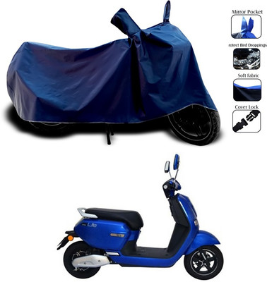 SEBONGO Waterproof Two Wheeler Cover for Okinawa(Lite, Blue)