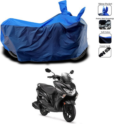 SEBONGO Two Wheeler Cover for Suzuki(Burgman Street, Blue)