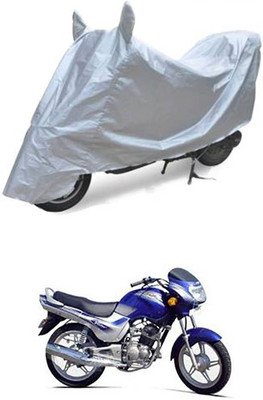 APNEK Waterproof Two Wheeler Cover for TVS(Victor GLX, Silver)