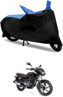 MSR STORE Two Wheeler Cover for Bajaj(Blue, Black)