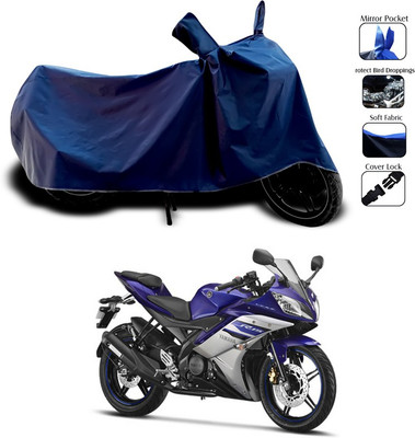SEBONGO Waterproof Two Wheeler Cover for Yamaha(YZF R15 Ver 2.0, Blue)