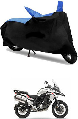 MSR STORE Two Wheeler Cover for DSK Benelli(Blue, Black)