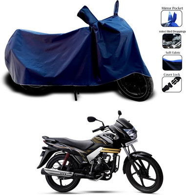 SEBONGO Waterproof Two Wheeler Cover for Mahindra(Centuro, Blue)