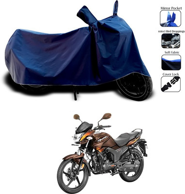 SEBONGO Waterproof Two Wheeler Cover for Hero(Hunk, Blue)