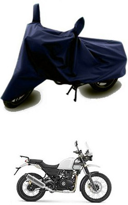 Blossom Trendz Two Wheeler Cover for Royal Enfield(Blue)