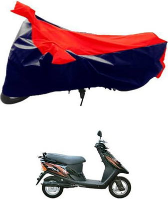 MSR STORE Two Wheeler Cover for TVS(Red, Black)