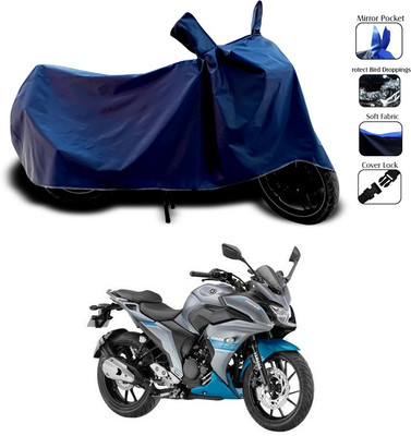 SEBONGO Waterproof Two Wheeler Cover for Yamaha(Fazer, Blue)