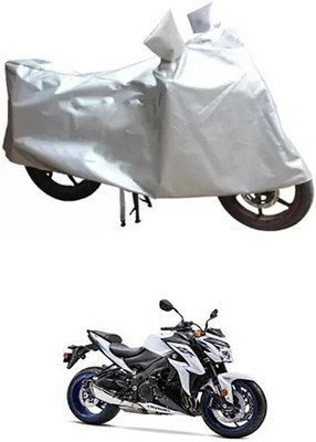 MSR STORE Two Wheeler Cover for Suzuki(Silver)