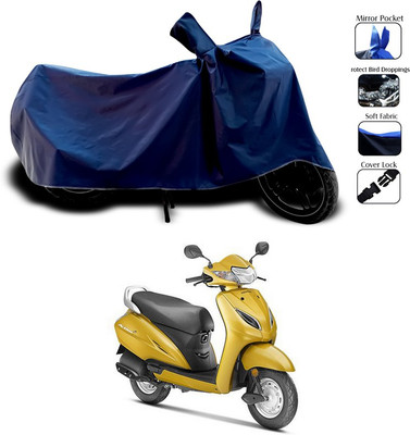 ANTHUB Two Wheeler Cover for Honda(Blue)