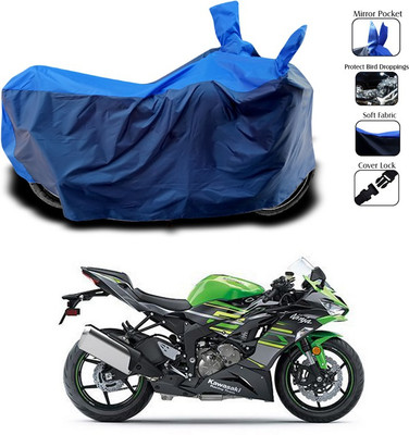 AutoGalaxy Waterproof Two Wheeler Cover for Kawasaki(Ninja, Blue)