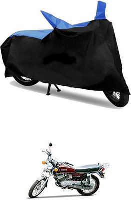 MSR STORE Two Wheeler Cover for Yamaha(RX 100, Blue, Black)