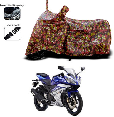 ANTHUB Two Wheeler Cover for Yamaha(Multicolor)