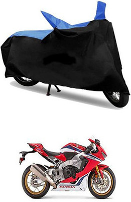 MSR STORE Two Wheeler Cover for Honda(CBR 1000RR, Blue, Black)