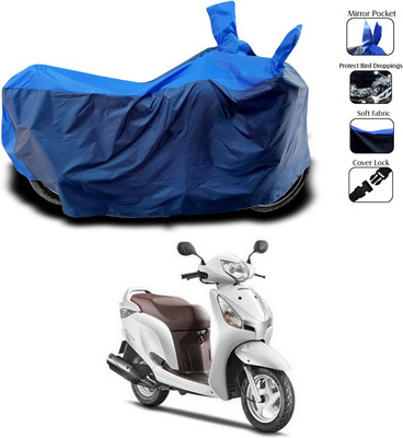 SEBONGO Waterproof Two Wheeler Cover for Honda(Aviator, Blue)