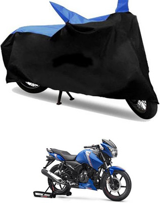 MSR STORE Two Wheeler Cover for TVS(Apache, Blue, Black)