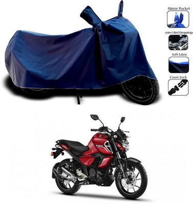 SEBONGO Waterproof Two Wheeler Cover for Yamaha(FZ-S FI, Blue)