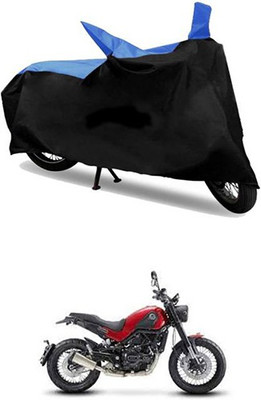 MSR STORE Two Wheeler Cover for DSK Benelli(Blue, Black)