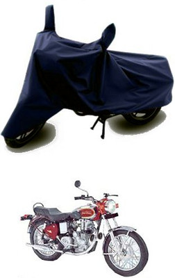 THE REAL ARV Waterproof Two Wheeler Cover for Royal Enfield(Blue)
