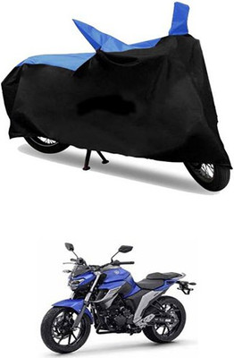 MSR STORE Two Wheeler Cover for Yamaha(Blue, Black)