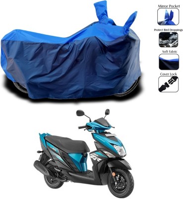 SEBONGO Two Wheeler Cover for Yamaha(Cygnus Ray ZR, Blue)