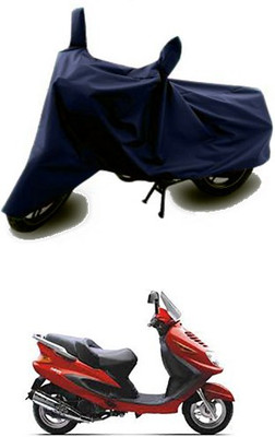 Blossom Trendz Two Wheeler Cover for Kinetic(Blue)