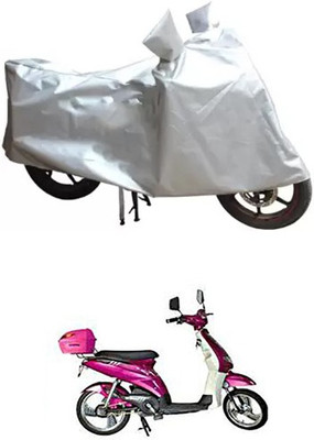 Autogard Two Wheeler Cover for Avon(E Lite, Silver)