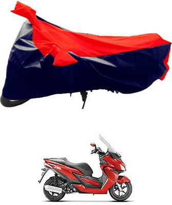 MSR STORE Two Wheeler Cover for Hero(Red, Black)