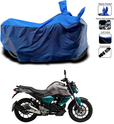 SEBONGO Waterproof Two Wheeler Cover for Yamaha(FZ S V3.0 FI, Blue)