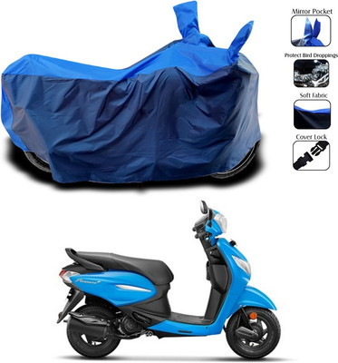 AutoGalaxy Waterproof Two Wheeler Cover for Hero(Pleasure+ 110, Blue)