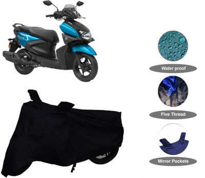 FabAuto Waterproof Two Wheeler Cover for Yamaha(Ray, Blue)