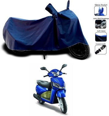 ANTHUB Two Wheeler Cover for Mahindra(Blue)