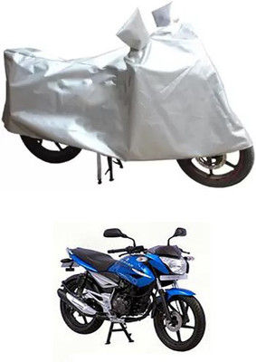 MSR STORE Two Wheeler Cover for Bajaj(Silver)