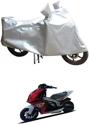 MSR STORE Two Wheeler Cover for TVS(Silver)
