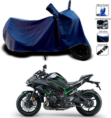 ANTHUB Two Wheeler Cover for Kawasaki(Blue)