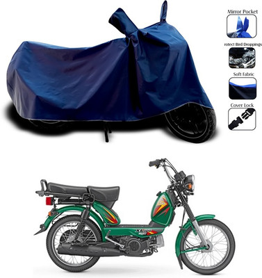 ANTHUB Two Wheeler Cover for TVS(Blue)