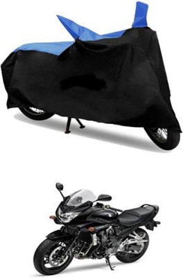 MSR STORE Two Wheeler Cover for Suzuki(Blue, Black)