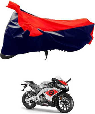 MSR STORE Two Wheeler Cover for Aprilia(Red, Black)
