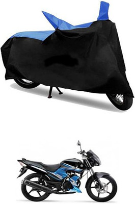 MSR STORE Two Wheeler Cover for Yamaha(SS 125, Blue, Black)