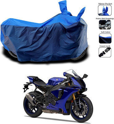 ANTHUB Two Wheeler Cover for Yamaha(Blue)