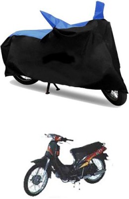 MSR STORE Two Wheeler Cover for Kinetic(Blue, Black)