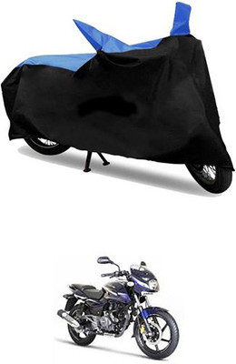 MSR STORE Two Wheeler Cover for Bajaj(Pulsar 180 DTS-i, Blue, Black)