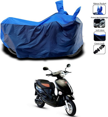 SEBONGO Two Wheeler Cover for Hero(Electric Photon, Blue)
