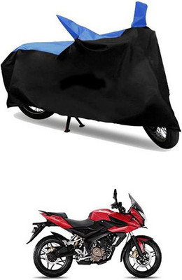 Autogard Two Wheeler Cover for Bajaj(Pulsar AS 150, Blue, Black)