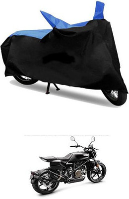 Autogard Two Wheeler Cover for Universal For Bike(Blue, Black)