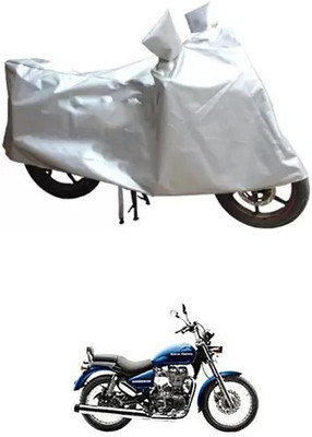MSR STORE Two Wheeler Cover for Royal Enfield(Thunderbird 500, Silver)