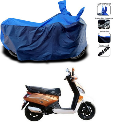 ANTHUB Two Wheeler Cover for Mahindra(Blue)