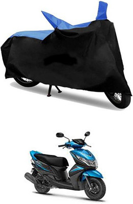 MSR STORE Two Wheeler Cover for Yamaha(Ray Z, Blue, Black)