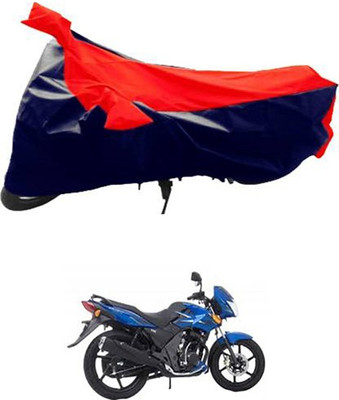 Autogard Two Wheeler Cover for TVS(Flame SR125, Red, Black)
