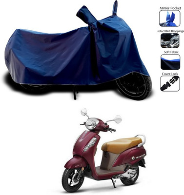 SEBONGO Two Wheeler Cover for Suzuki(Blue)